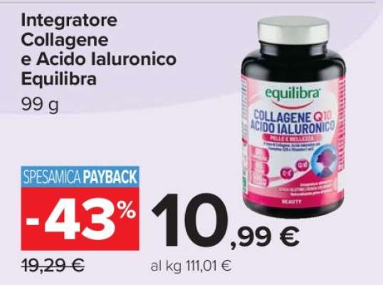 Integratore Collagene e Acido Ialuronico Equilibra