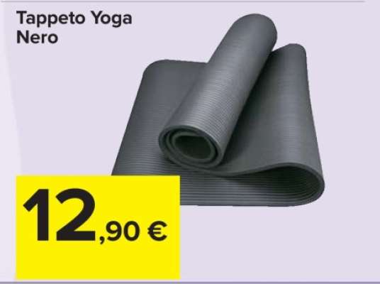 Tappeto Yoga Nero