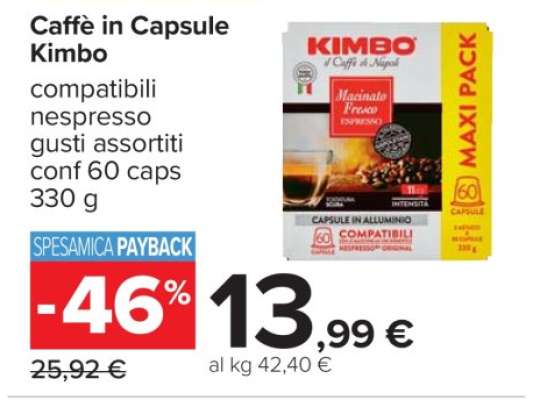 Caffè in Capsule Kimbo