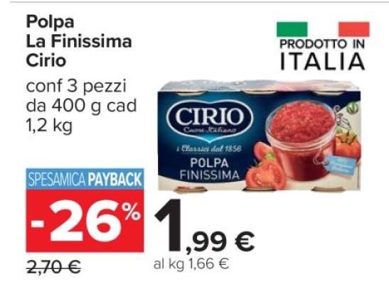 Polpa La Finissima Cirio