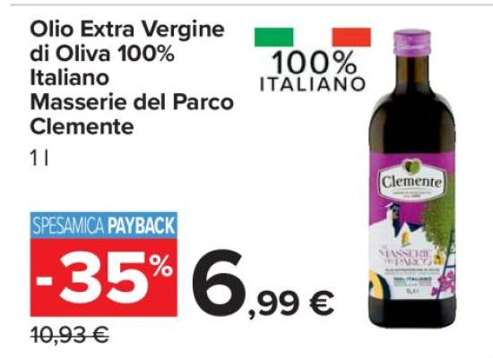 Olio Extra Vergine di Oliva 100% Italiano Masserie del Parco Clemente