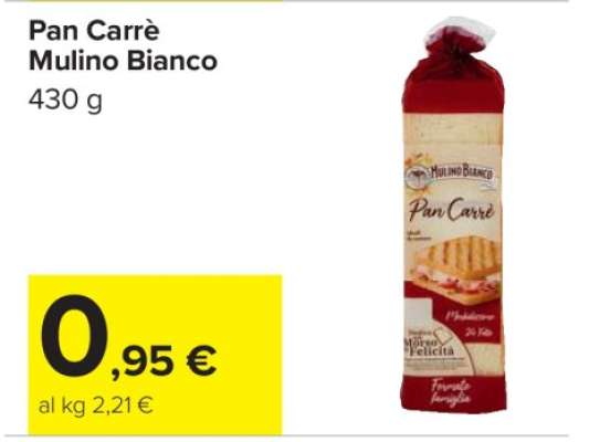 Pan Carrè Mulino Bianco