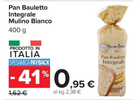 Pan Bauletto Integrale Mulino Bianco