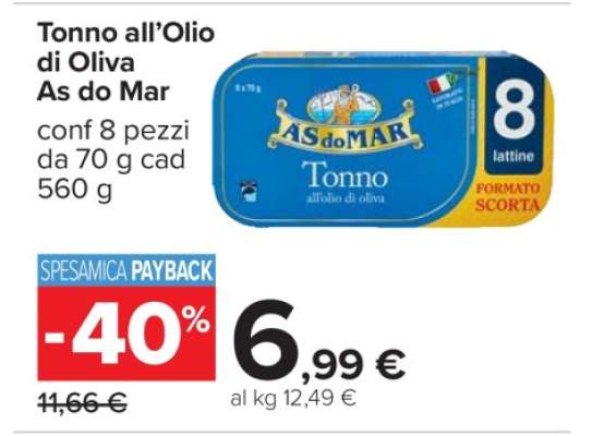 Tonno all'olio di oliva As do Mar
