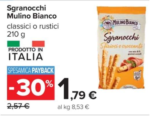 Sgranocchi Mulino Bianco