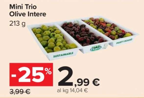 Mini Trio Olive Intere