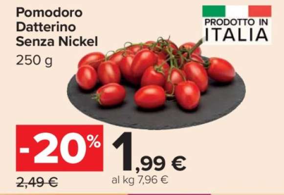 Pomodoro Datterino Senza Nickel