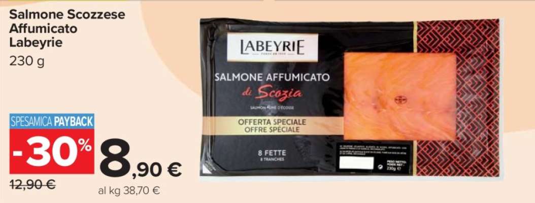 Salmone Scozzese Affumicato Labeyrie