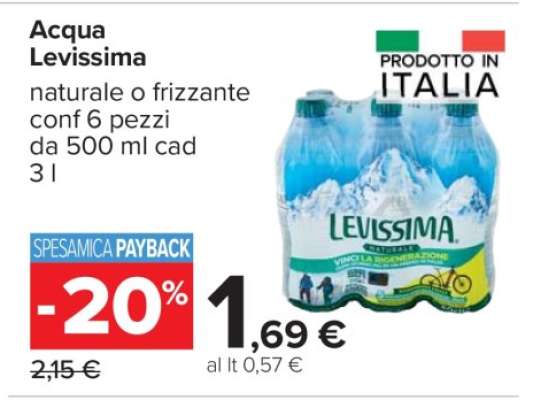 ACQUA LEVISSIMA