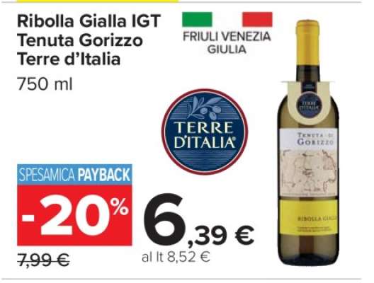 Ribolla Gialla IGT Tenuta Gorizzo Terre d’Italia