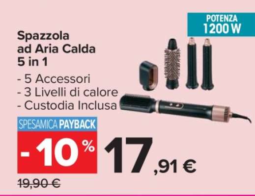 Spazzola ad Aria Calda 5 in 1