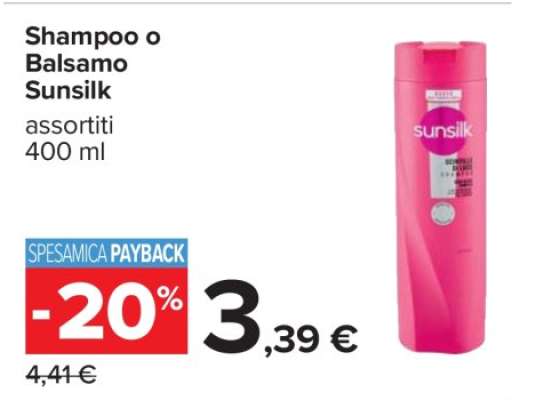 Shampoo o Balsamo Sunsilk