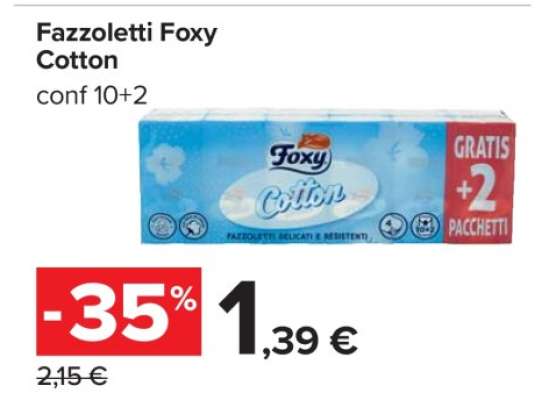 Fazzoletti Foxy Cotton