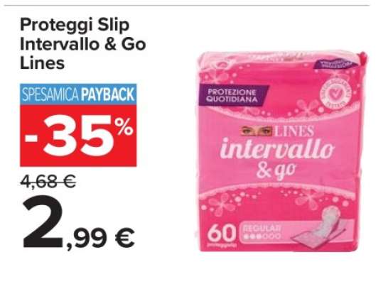 Proteggi Slip Intervallo & Go Lines