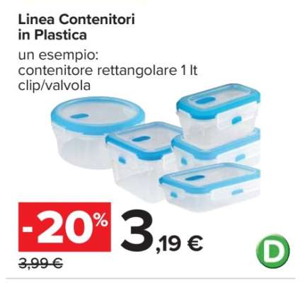 LINEA CONTENITORI IN PLASTICA
