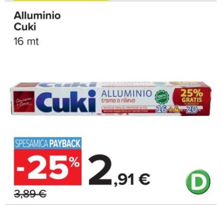 ALLUMINIO CUKI