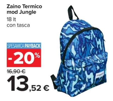 Zaino termico mod Jungle