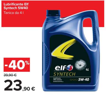 Lubrificante Elf Syntech 5W40