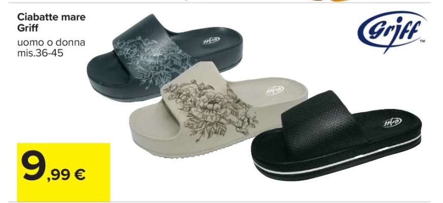 Ciabatte mare Griff