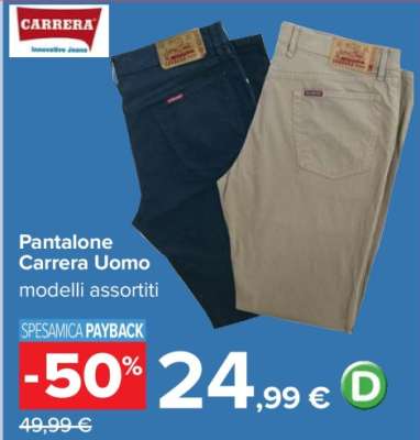 Pantalone Carrera Uomo