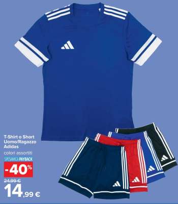 T-Shirt o Short Uomo/Ragazzo Adidas