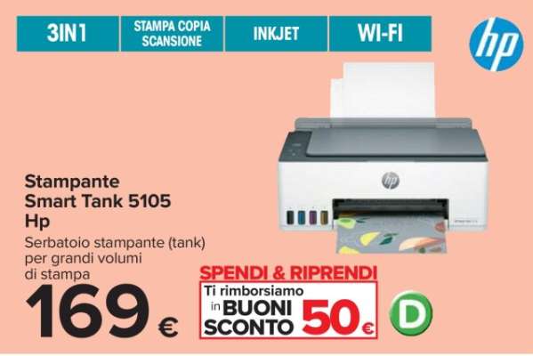Stampante Smart Tank 5105 Hp