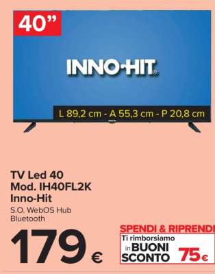 TV Led 40 Mod. IH40FL2K