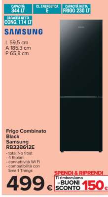 Frigo Combinato Black Samsung RB33B612E