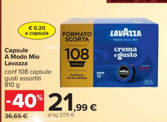 Capsule A Modo Mio Lavazza