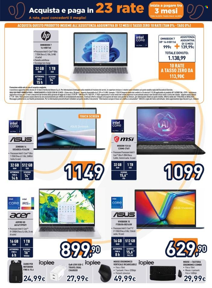 Volantino Unieuro - 30/4/2026 - 21/5/2026. Pagina 13