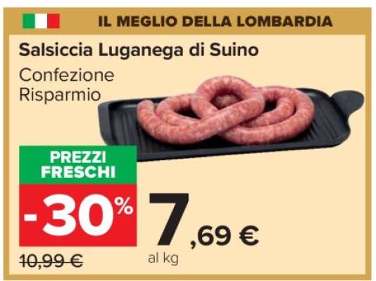Salsiccia Luganega di Suino