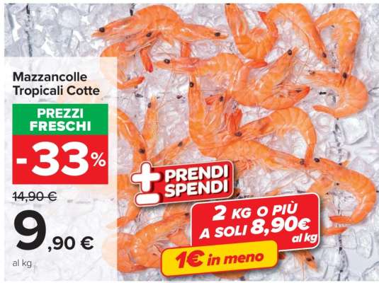 Mazzancolle Tropicali Cotte