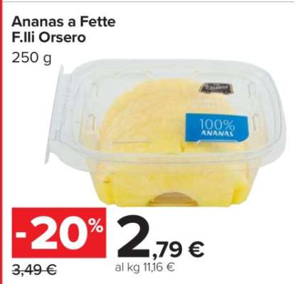 Ananas a Fette F.lli Orsero