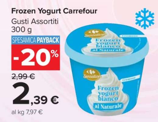 Frozen Yogurt Carrefour
