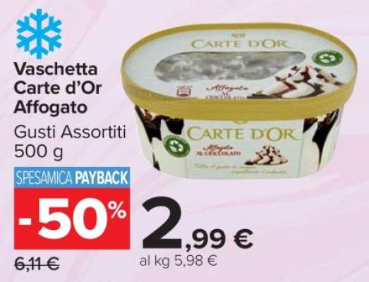 Vaschetta Carte d’Or Affogato