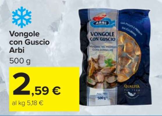 Vongole con Guscio Arbi