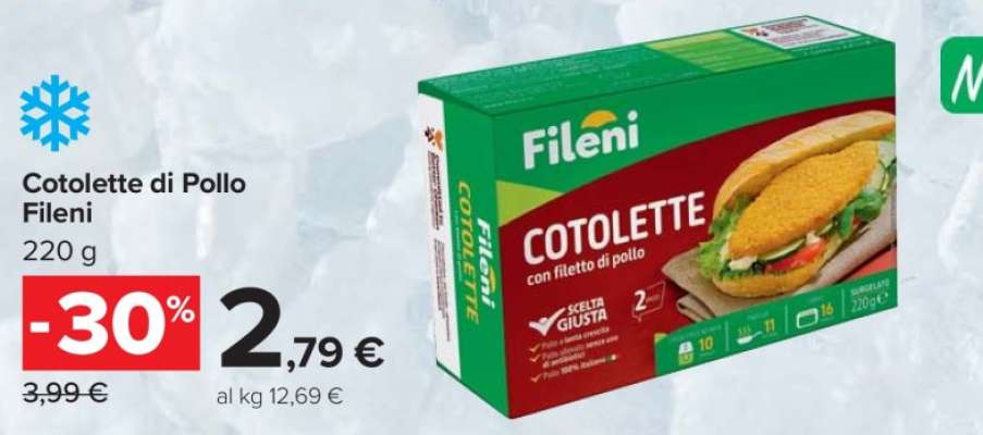COTOLETTE DI POLLO FILENI