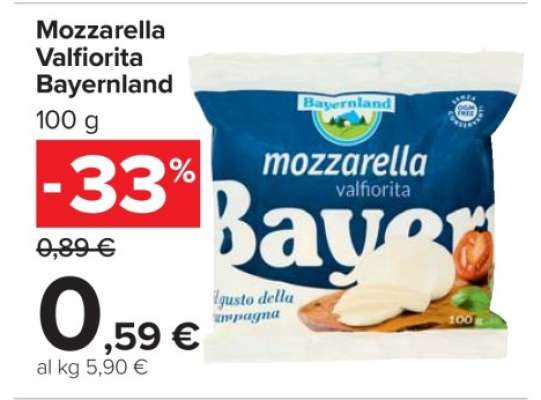 Mozzarella Valfiorita Bayernland