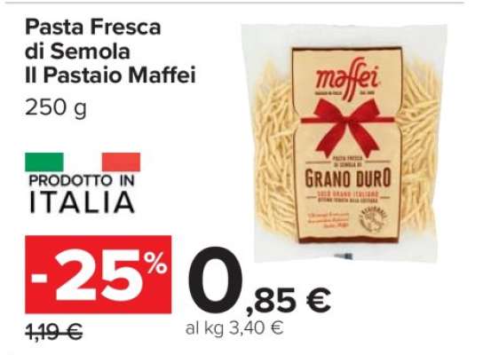 Pasta Fresca di Semola Il Pastaio Maffei