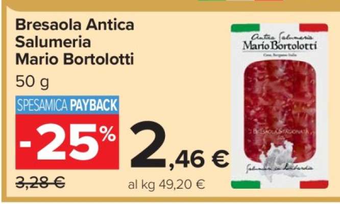 Bresaola Antica Salumeria Mario Bortolotti