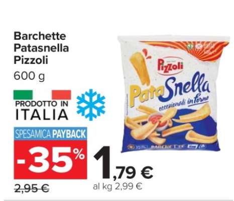 Barchette Patasnella Pizzoli