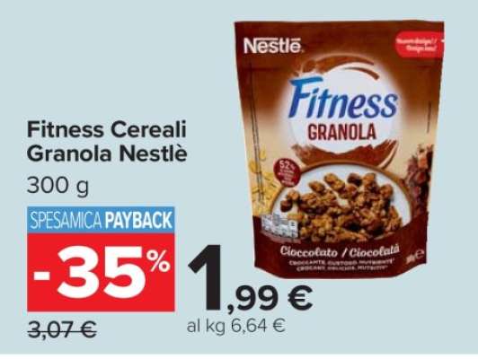 Fitness Cereali Granola Nestlè