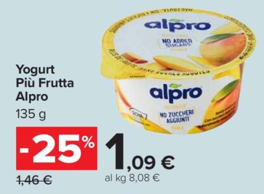 Yogurt Più Frutta Alpro