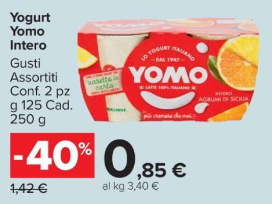 Yogurt Yomo Intero