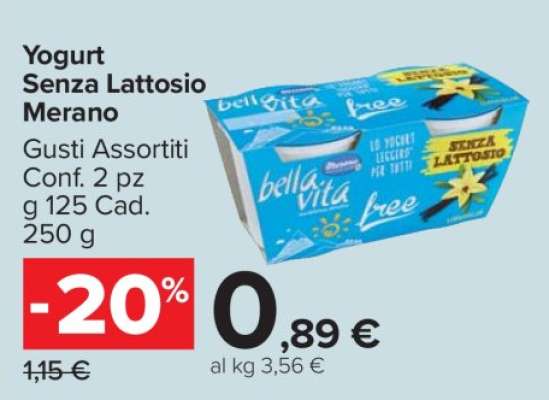 Yogurt Senza Lattosio Merano