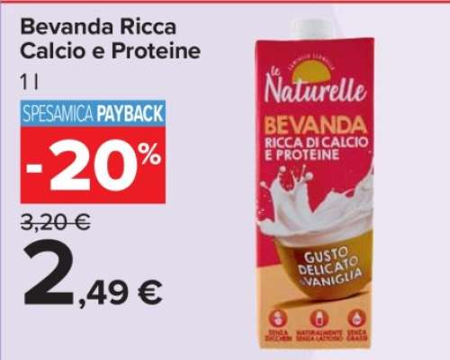 Bevanda Ricca Calcio e Proteine