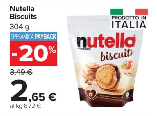 NUTELLA BISCUITS