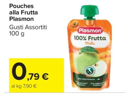 Pouches alla Frutta Plasmon