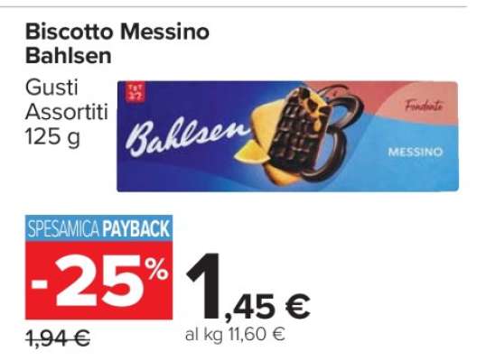 Biscotto Messino Bahlsen