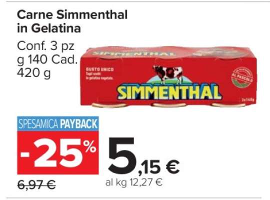 Carne Simmenthal in Gelatina